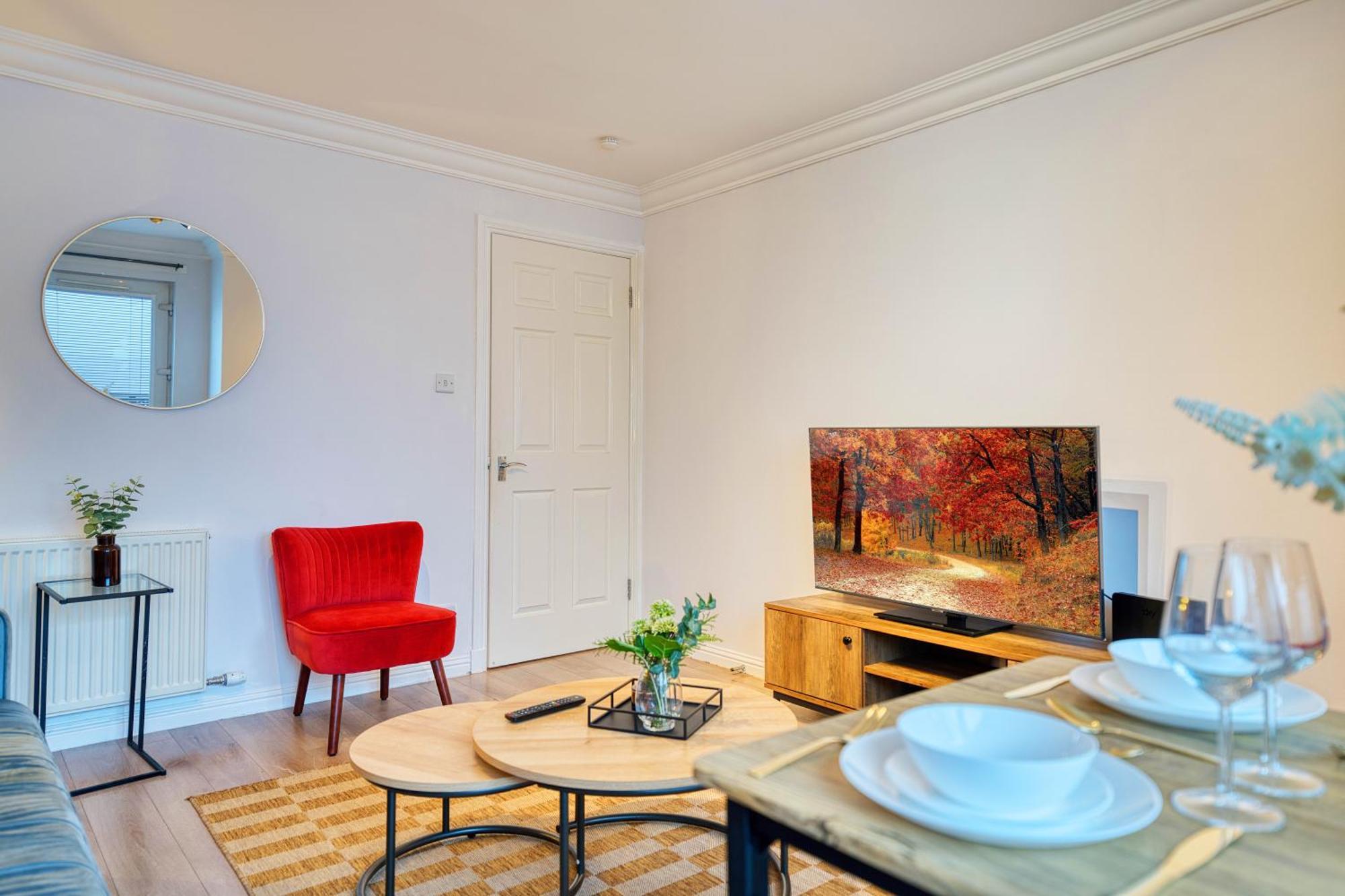 شقة Modern 2 Bed Flat With Free Parking غلاسغو المظهر الخارجي الصورة